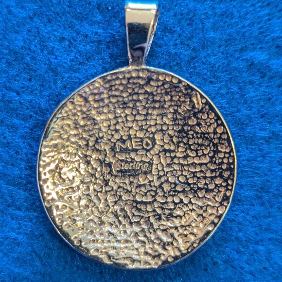 MEO Native American Pendant - Gold Plated over Sterling - Salmon Egg design - Picture 2 of 4